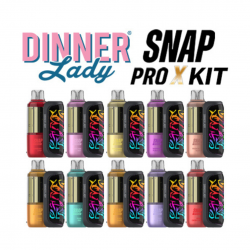 Dinner Lady Snap X Pro Kit - Rechargeable Battery Device & Disposable Flavour Pod 35000 Puffs 5%